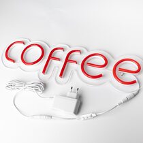 Неоновая вывеска "COFFEE" RED (с контроллером)